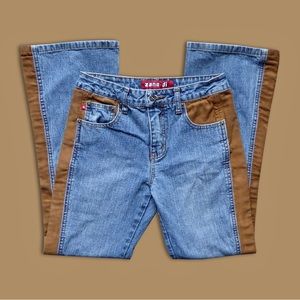 Zana Di Denim Suede Jeans